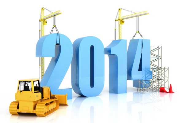Rok 2014 růst2014 年までの成長 — ストック写真