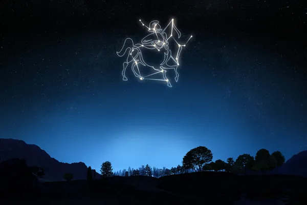 Zodiac Sign Sagittarius — Stock Photo, Image