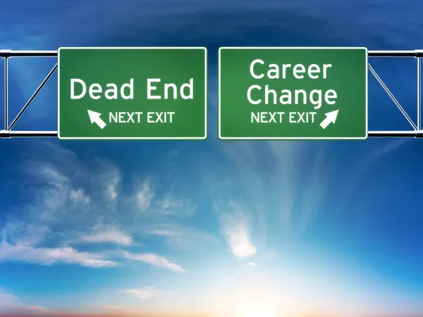 Career change or dead end job concept. — Stock Photo, Image