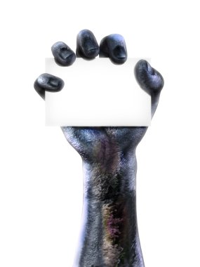 zombi holding boş kartı