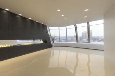 boş oda highrise modern ikamet
