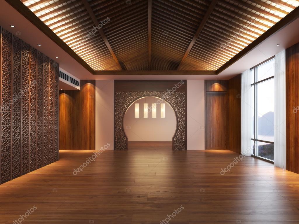 Empty Oriental Style Interior Stock Photo C Digitalstorm