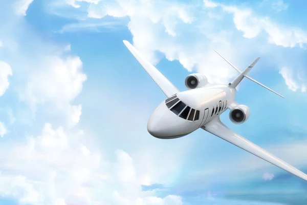 Private business jet — Stock Photo, Image