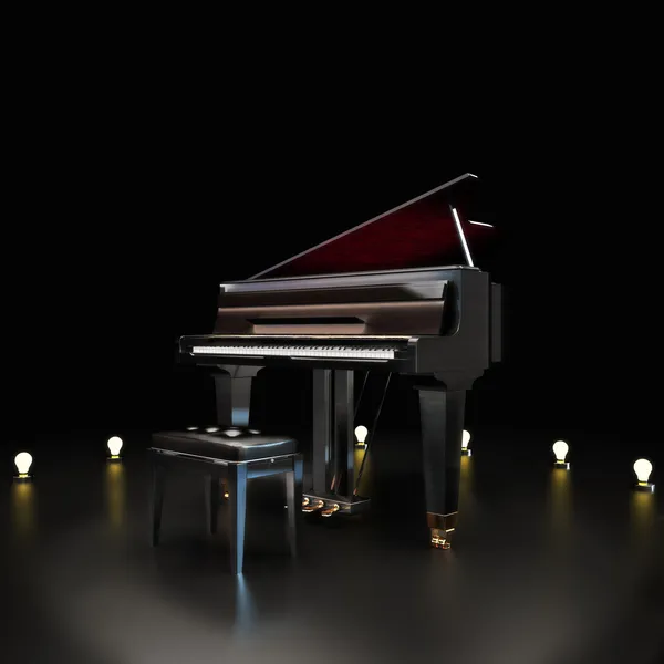 Piano elegante — Fotografia de Stock