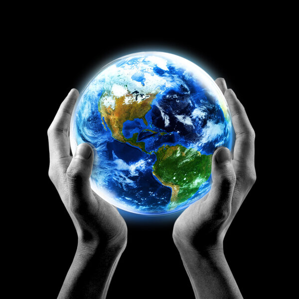 Earth in your hands, Saving Earth concept