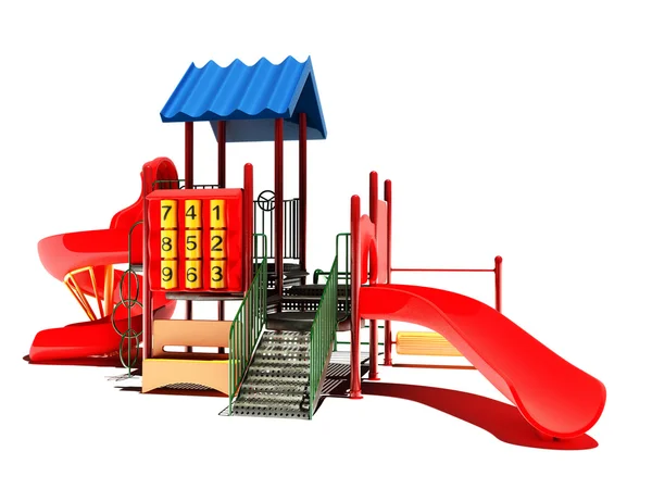 Playground on a white background. — Stock Photo, Image