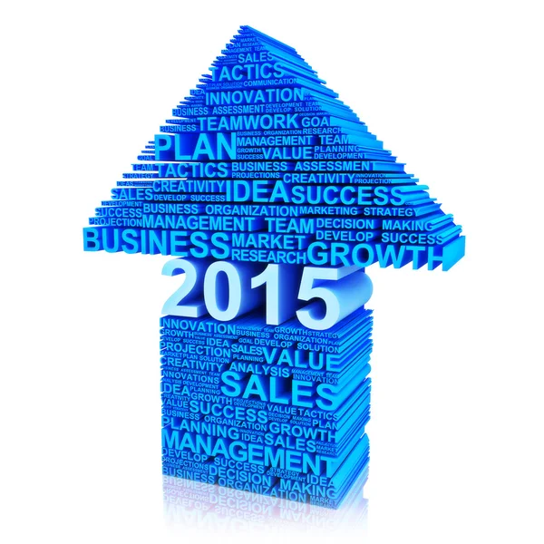 Plan de negocio para la mejora en 2015 . —  Fotos de Stock