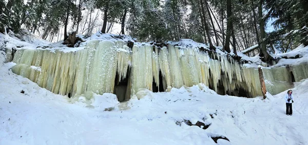 Eben Ice Caves, Michigan EUA Fotos De Bancos De Imagens