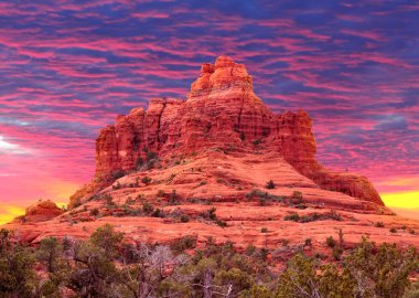 Sedona, Arizona ABD'de Bell Rock