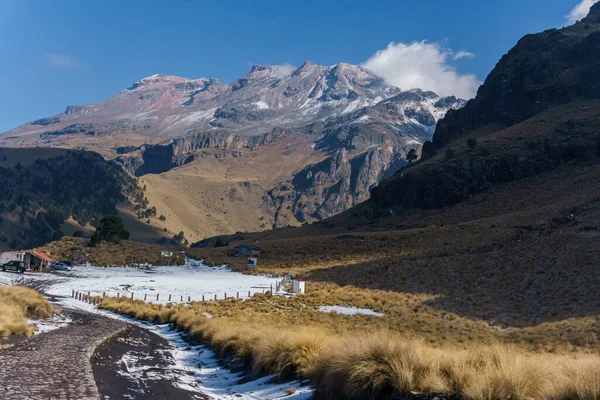 stock image Iztaccihuatl volcano seen from La Joya