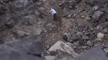 Meksika 'da volkanik kaya çıkarma ocakları