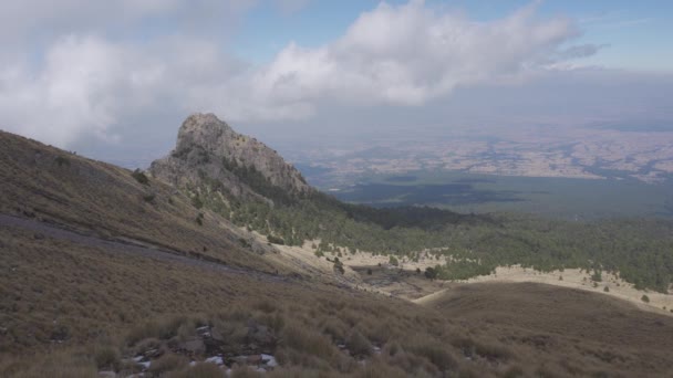 Volcán Malinche, también conocido como Matlalcueye o volcán Malintzin en México — Vídeos de Stock