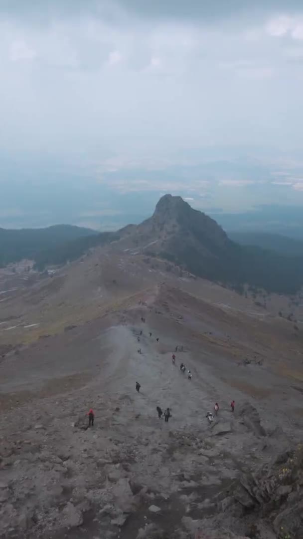 Γραφική άποψη του ηφαιστείου Malinche — Αρχείο Βίντεο