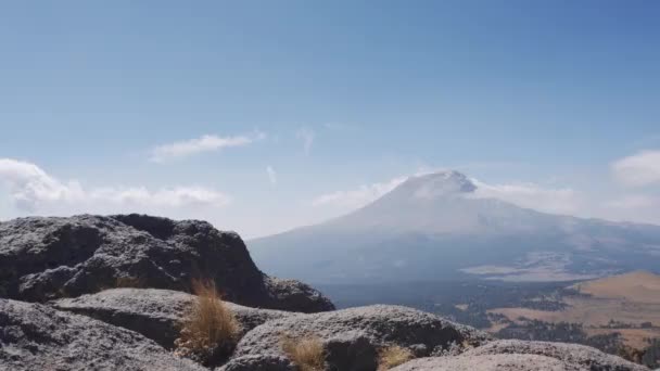 Vulcano Popocatepetl attivo in Messico — Video Stock