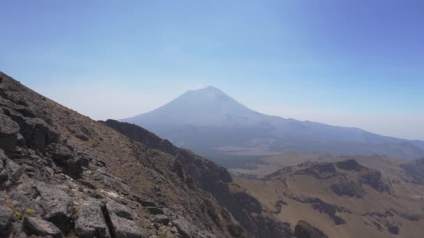 プエブラ・メキシコのポポカテペトル火山 — ストック動画