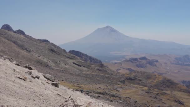 Vulcão popocatepetl em Puebla México — Vídeo de Stock