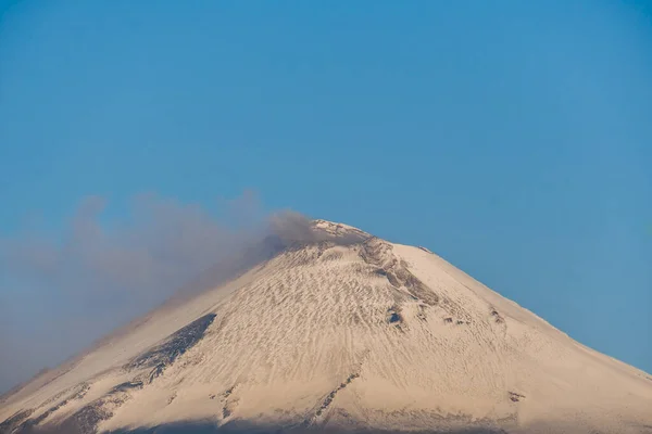 Cratera nevada do vulcão popocatepetl — Fotografia de Stock
