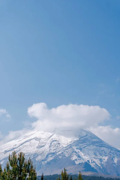 Aktywny Wulkan Popocatepetl Meksyku Wysokiej Jakości Zdjęcie — Zdjęcie stockowe
