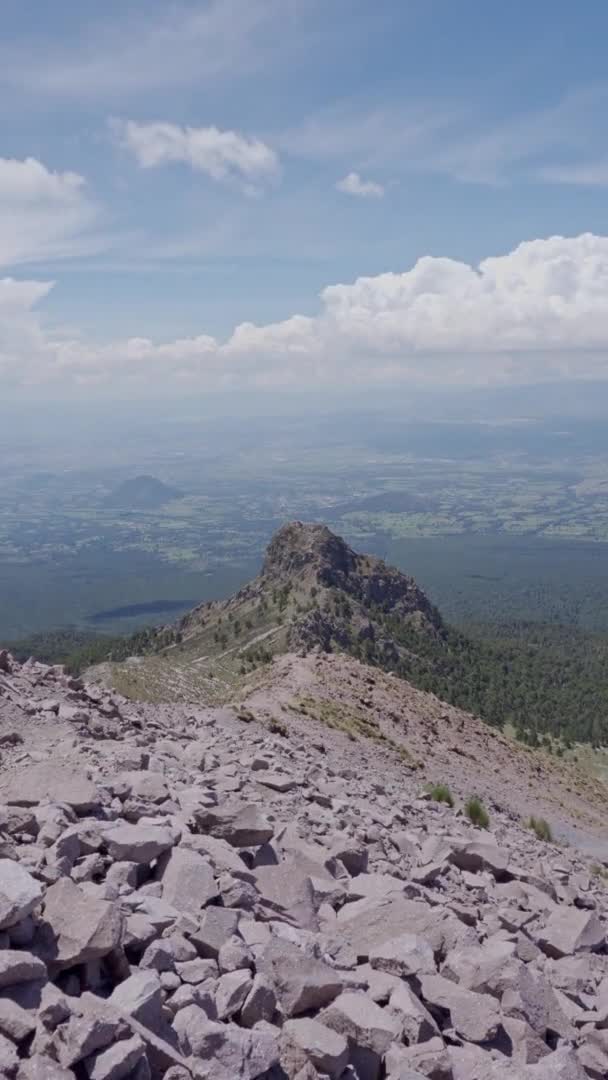 Panorama Mountain Landscape Puebla Mexico — Stockvideo