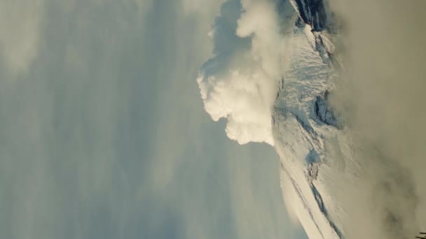 Beautiful Natural Landscape Popocatepetl Volcano — Stock video
