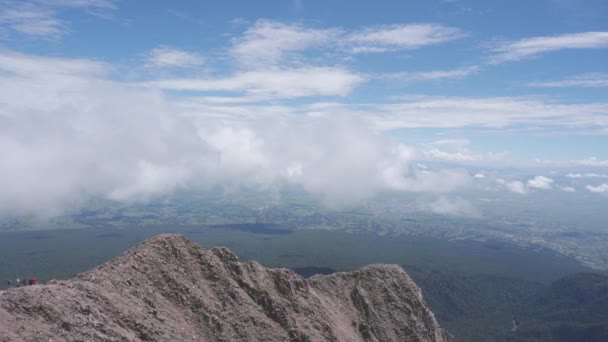 Naturskön Över Malinche Vulkanen — Stockvideo