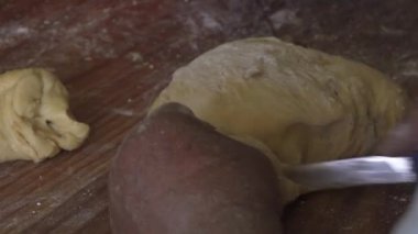 Traditional mexican bread of the dead 