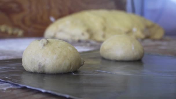 High Angle Pan Muerto Dough Mexico — 비디오