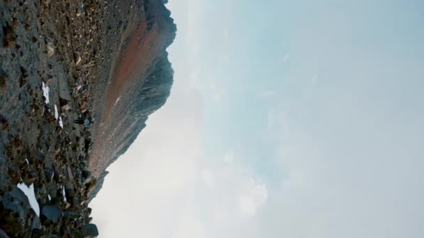 Panoramautsikt Över Vulkanen Sierra Nera Mexiko — Stockvideo