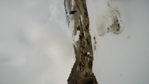 Lapso Tiempo Del Volcán Pico Orizaba Cara Sur México — Vídeos de Stock