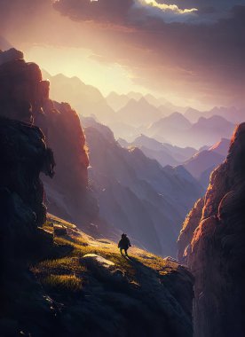 Rocky Dağı 'ndaki maceraperest adam. Macera Birleşimi.