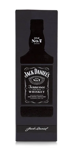Jack Daniels Tennessee Viski Fıçısı. Ayrı bir arka planda tek fıçı.. — Stok fotoğraf
