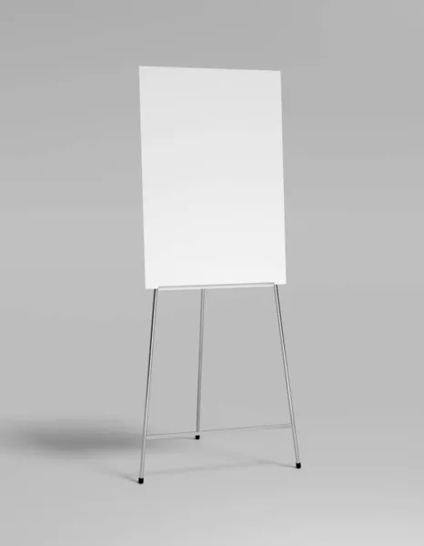 Flip Διάγραμμα Φορητό Ύψος Πίνακα Ρυθμιζόμενο Καθιστούν Λευκό Φύλλο — Φωτογραφία Αρχείου