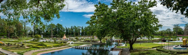 Chonburi Thailand Dec 2021 Landskap Panorama Över Mini Siam Berömd — Stockfoto