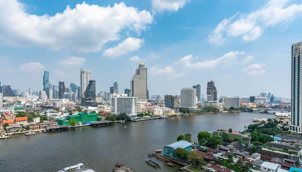 Bangkok Thailand March 2022 City View 6Th Floor Outdoor Porch — Stock Photo, Image