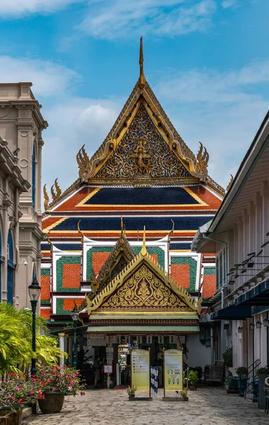 Bangkok Tailândia Março 2022 Entrada Principal Para Área Principal Templo — Fotografia de Stock