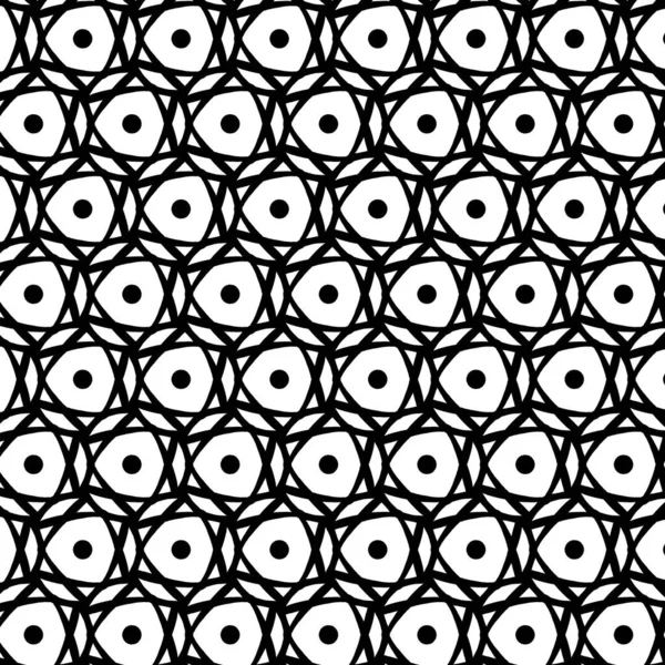 Seamless pattern graphic of pineapple's texture, black and white color.