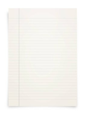 Beyaz arka planda ızgara çizgisi desenli beyaz kağıt. Kapat..