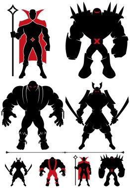 Supervillain siluet