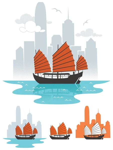 Hong Kong. — Vector de stock