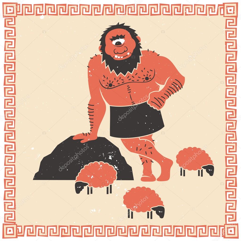 Cyclope polyphème image vectorielle par Malchev © Illustration 18941993