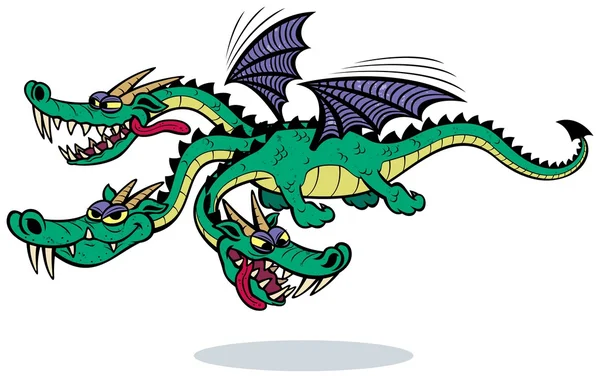 Dragon de bande dessinée — Image vectorielle