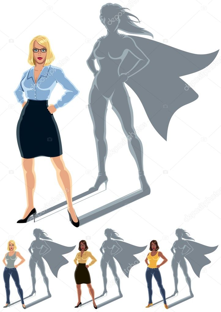 Woman Superhero Concept