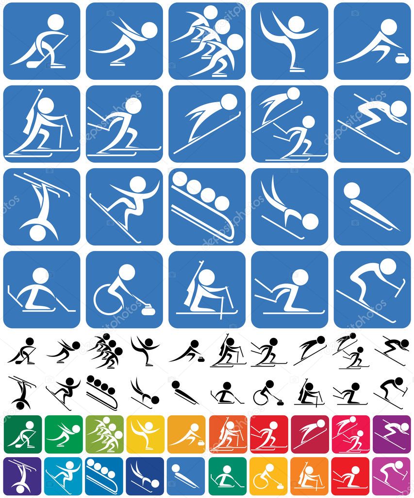 Winter Sports Symbols