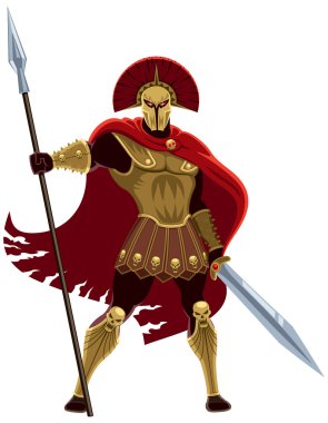 Ares on White clipart