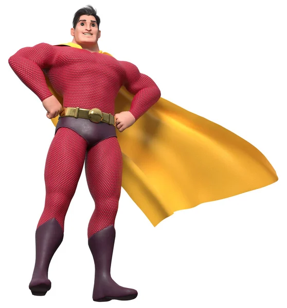 Super-herói de pé alto — Fotografia de Stock