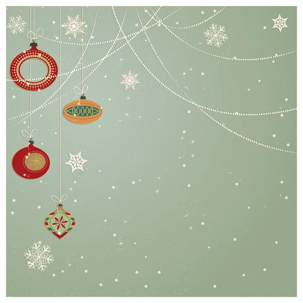 Ornamenti di Natale — Vettoriale Stock