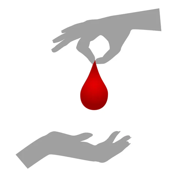 Donazione di sangue — Vettoriale Stock