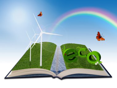 yenilenebilir enerji için çevre çizim