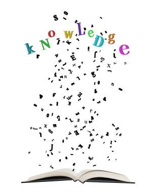 kitap dışarı patlama harfleri ile açıldı.