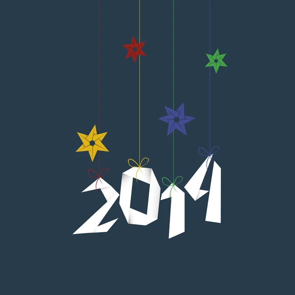 Minimal Bonne année fond — Image vectorielle